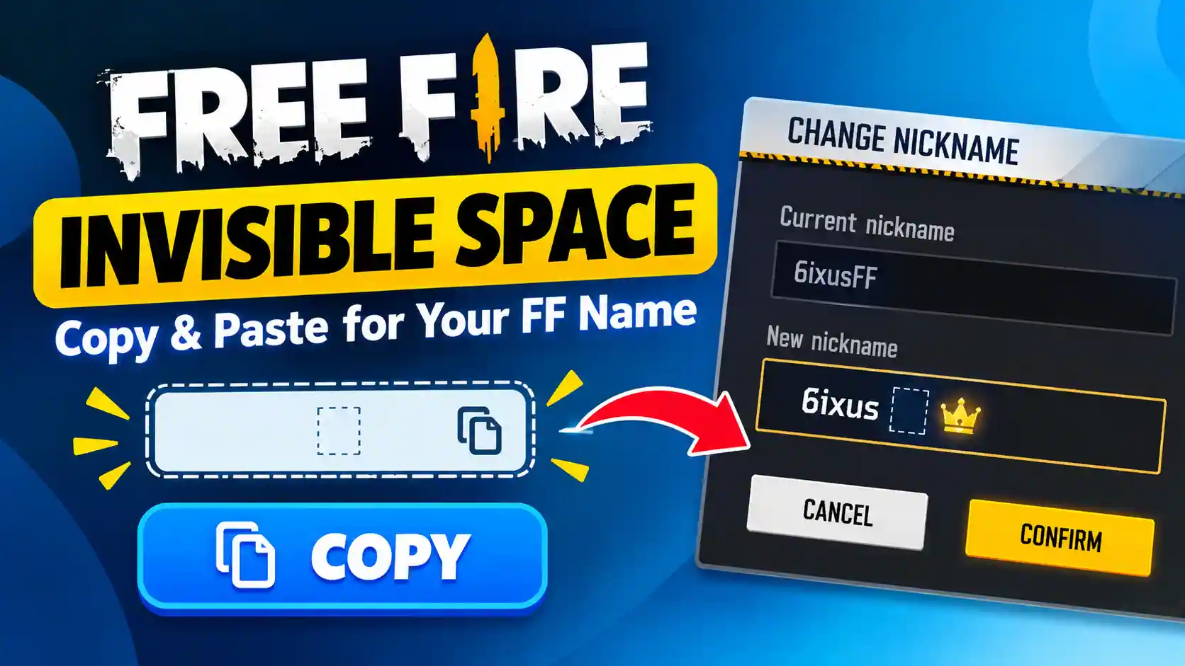 Free Fire Invisible Space (ㅤ) – Copy & Paste Your FF Name Space 2026 1 ff-invisible-space